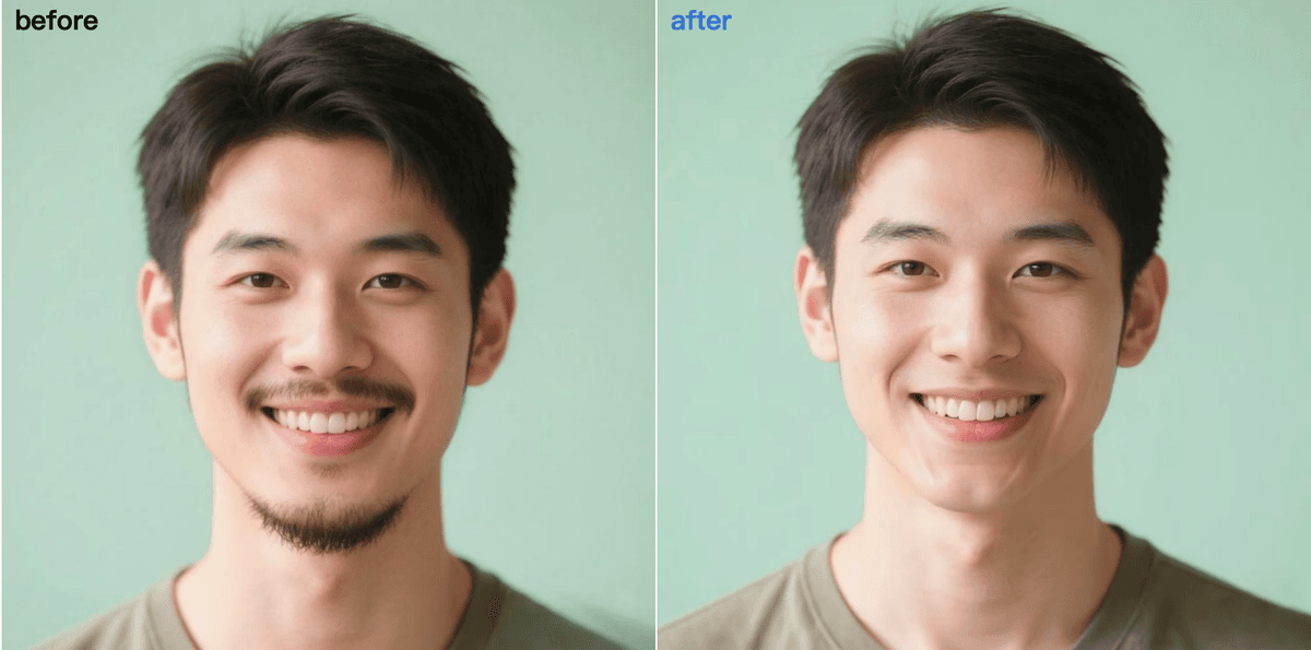 Professional headshot transformation